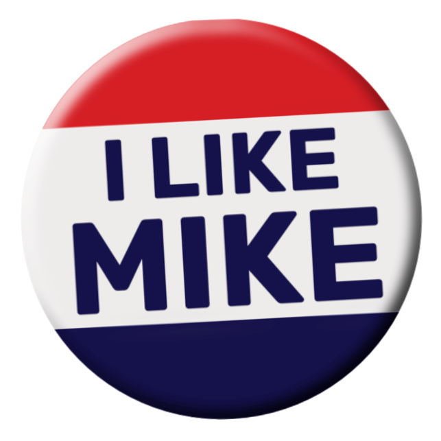 I Like Mike campaign button